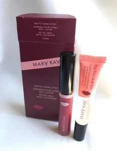 Mary Kay MATTE and SHINE LIP SET Rose Pink & Lip Oil Limited Ed NIB - Picture 1 of 4