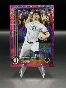 Actualización Topps 2025 Pink Holofoil Jackson Jobe debut radiocontrol novato #US193 Tigers - Imagen 1 de 2
