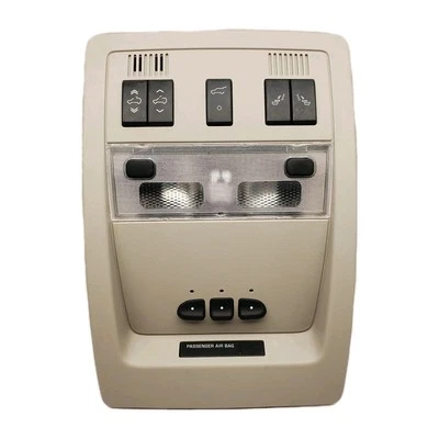 2007-2013 GMC Sierra Yukon Overhead Console Dome Map Lights Lamp W/ Homelink - Image 1 of 4