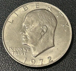 Dólar Eisenhower 1972 P $1 tipo 3 "Ike" KM# 203 BU. #3 - Imagen 1 de 3