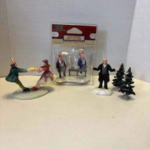 Lemax Jump Ropers Árboles Hombre Y O’Well Patinadores Para Pueblo de Navidad - Imagen 1 de 10