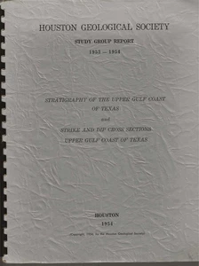 Stratigraphy of the Upper Gulf Coat of Texas and Strike and Dip Cross Sections - Foto 1 di 1