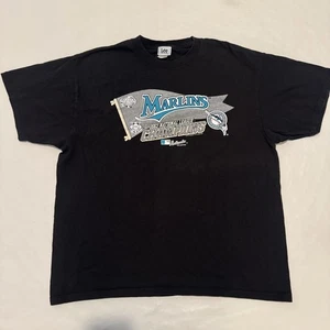 Camisa De Colección de los Marlins de Florida Para Hombres XL MLB Béisbol 2003 Serie Mundial Campeones - Imagen 1 de 7