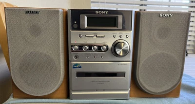 SONY HCD-NE3 Bookshelf Mini Hi-Fi Stereo CD Tape Player Radio Cd No Remote - Image 1 of 4