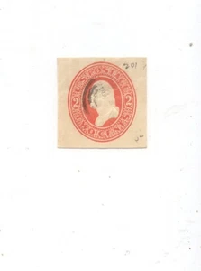 United States used cut square U227 - Picture 1 of 1