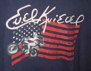 Evel Knievil Evil American Flag T Shirt 2XL XXL - Picture 1 of 3