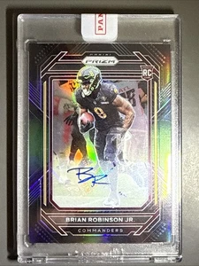 49ERS RB ROOKIE RPA SSP #15/25 AUTO 2022 BRIAN ROBINSON GREEN PRIZM  RC - Picture 1 of 10