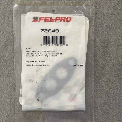 Exhaust Gas Recirculation (EGR) Valve Gasket-EGR Valve Gasket Fel-Pro 72649 Foto 1 de 4