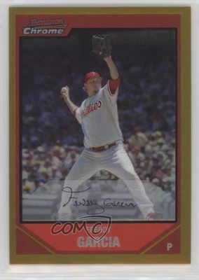 2007 Bowman Chrome Gold Refractor /50 Freddy Garcia #31 - Image 1 of 2