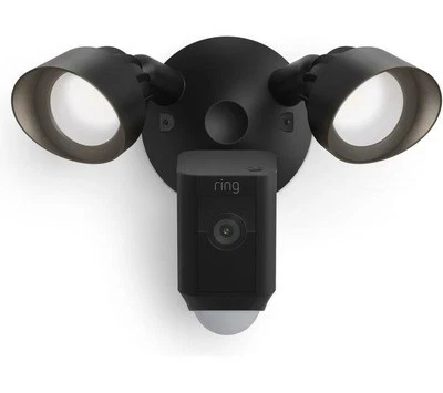 Ring Floodlight Cam Plus - Black - Wired - Security Camera - HD Video - Image 1 of 4