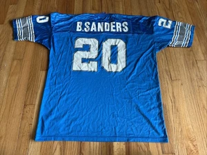 Vintage Champion Detroit Lions Barry Sanders #20 Trikot Gr. 52 (2xl) 1990’s - Bild 1 von 10