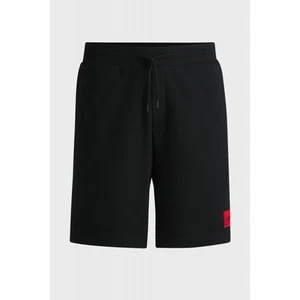 Boss 50466196 Diz222 Red Patch Logo Cotton Short - Picture 1 of 7