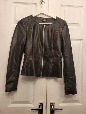 Chaqueta negra de cuero sintético Only Our Story para mujer talla 36 Foto 1 de 4