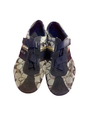 Zapatos deportivos Coach Jenney para mujer marrón dorado talla 10M Foto 1 de 4