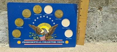 Shell Presidential Collector Coin Collection Set 1992, incomplete set (5of8) - Image 1 of 2