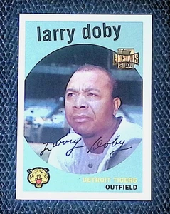 Tarjeta de béisbol Larry Doby 2001 Topps Archives #102 (1959 Topps) Detroit Tigers - Imagen 1 de 2