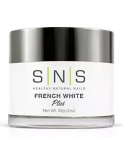 Brand New SNS French White Plus Dipping Powder 2oz SHIP FAST Healthy Nails - Picture 1 of 2