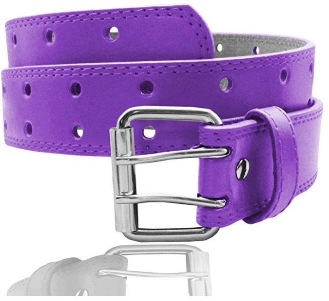 Hot Trend! Best Selling!! EURO Women's Thick Wide 2 Hole Leather Belt - BN9041 - Image 1 of 2