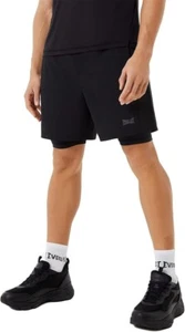 Everlast Mens 2 in 1 Shorts Sports Training Bottoms - Picture 1 of 5