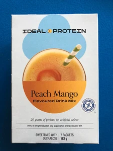 Ideal Protein Peach & Mango Drink Mix - 7 Packets - EXP 11/30/25 - FREE SHIPPING - Picture 1 of 4