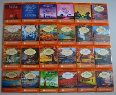 Job Lot, Bundle, Collection of 24 Agatha Raisin titles  Audiobooks  MP3CD - Image 1 of 4