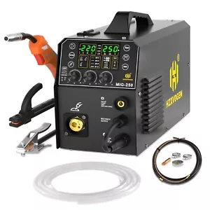 250A 4in1 Multi Process Aluminum MIG Welder Flux Cable Electrode Lift TIG - Picture 1 of 7