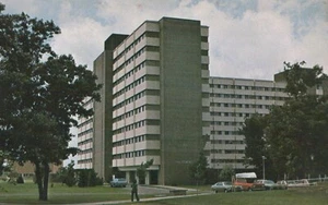 The Towers Dorms - Eau Claire, Wisconsin - unposted RPPC - Picture 1 of 3