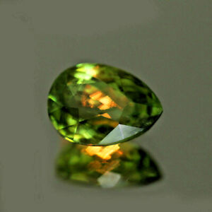 3.42CT Wonderful 100% Natural Green Sphene Loose Gemstone
