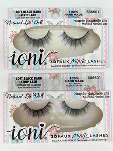 NEW Ioni Natural Lite Doll  Mink Lashes  (Set of 2) - Picture 1 of 1