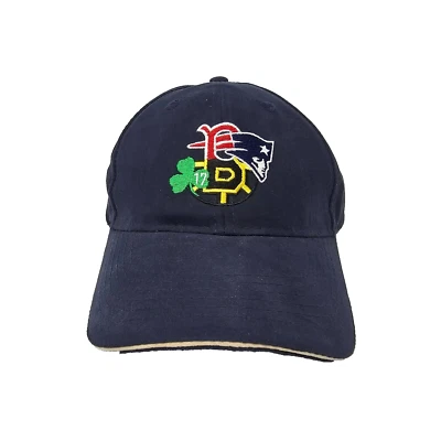 Boston Sports Adams Celtics Patriots Red Sox Bruins Blue OSFA Hat - Image 1 of 4