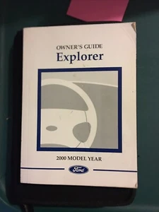 owners guide ford explorer 2000 model year 679 - Picture 1 of 10