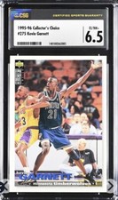 1995-96 Kevin Garnett Upper Deck Collector's Choice Rookie #275 CSG GRADED 6.5