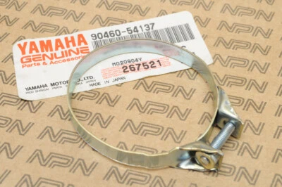 Abrazadera de manguera de admisión de carburador NOS Yamaha YFA1 DT1 XS1100 XT250 90460-54137 Foto 1 de 2