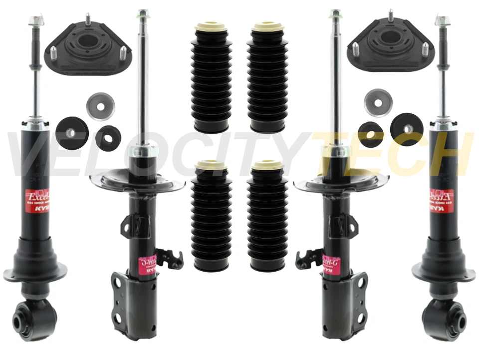 KYB Struts Shocks Mounts Boots for 2005 05 06 -2010 Scion TC Full Suspension Kit - Изображение 1 из 1