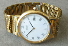 Vintage Seiko Quartz 5Y39-7140 Gold Date Watch - Tarnished Bezel