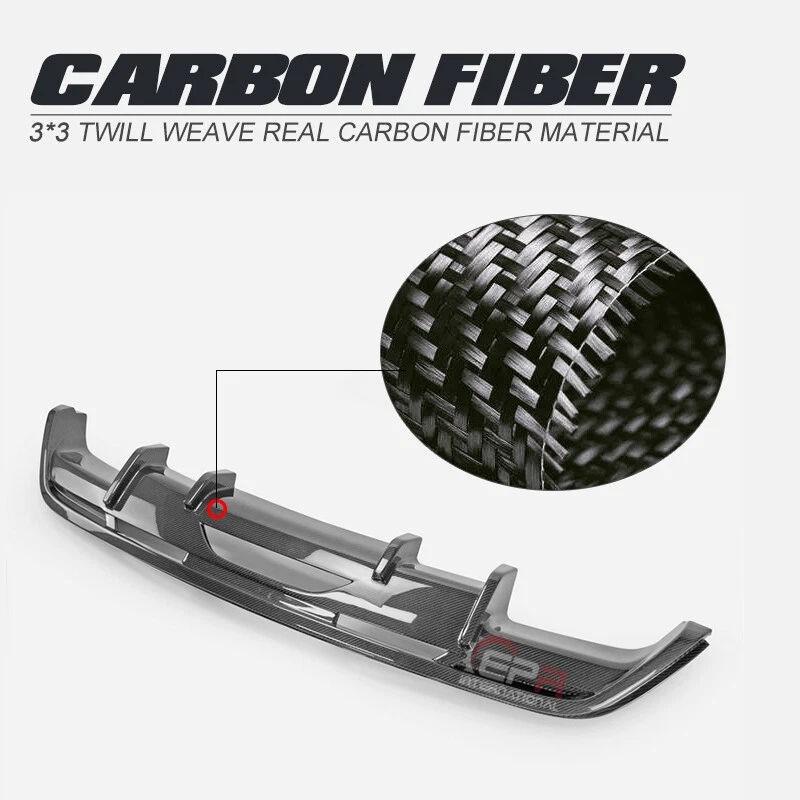 For Lexus LC 500 URZ100 (17.03 Onwards) TM Type Carbon Fiber Rear Diffuser - Imagen 1 de 4