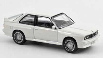 MODELLINO AUTO STATICO NOREV BMW M3 E30 1986 BIANCO MODELLISMO SCALA 1:43 - Immagine 1 di 2