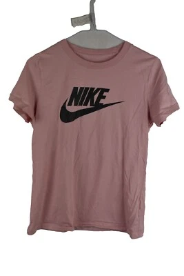Camiseta NIke Mujer Gráfica Rosa Cuello Redondo Talla S Deportes Correr Gimnasio Foto 1 de 4