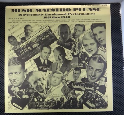 Music Maestro Please (Star-Tone ST-210) Bing Crosby Phil Harris Alice Faye + - Image 1 of 4