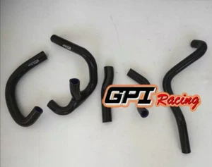 Silicone Radiator Hose for Suzuki RGV250 VJ22 1991-1997, Aprilia RS250 BLACK - Picture 1 of 6