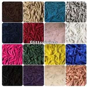 Elegant Soft Chiffon Fabric 58”Wide Sheer Dress Scarves - Picture 1 of 42