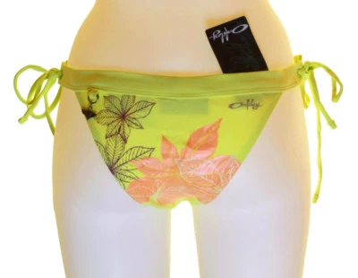 Novo com etiquetas Calcinha de Biquíni Feminina Oakley Stretch Xsmall Surf Swim Laço Lateral Nova - Imagem 1 de 2