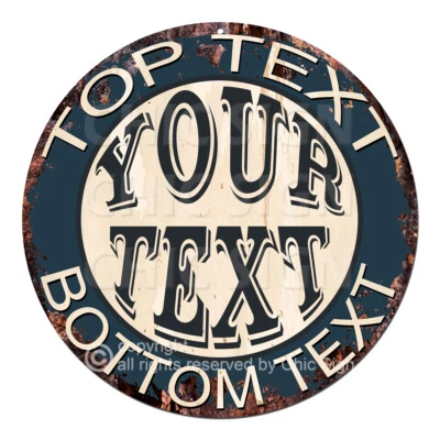 CP-0155 ANY NAME'S Custom Personalized Text Metal Sign Man Cave Decor Gift idea - Image 1 of 2