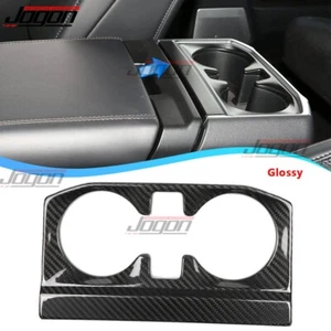 F150 Carbono Real Para Ford F-150 Raptor 2021-25 Portavasos de Agua Trasero Cubierta Bisel - Imagen 1 de 14