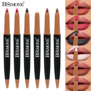 Matte Lip Liner & Lipstick 2-in-1 π Waterproof & Smudge Proof πΈ Velvet Finish - Picture 1 of 19