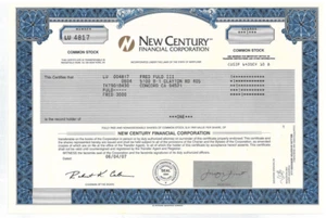 Nuevo Century Financial 2007 crisis financiera subprime acciones hipotecarias - Imagen 1 de 1