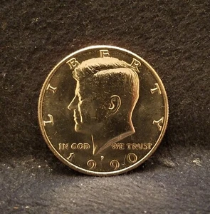 1990-P United States 50 cents, Philadelphia, Kennedy, BU from set KM-A202b (US4) - Picture 1 of 4