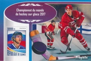 Guinea bloque 2849 (completa. edición) nuevo con goma original 2017 hockey sobre - Imagen 1 de 1