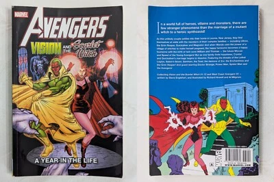 The Avengers Vision & the Scarlet Witch A Year in the Life 2010 primeira impressão TPB - Imagem 1 de 4