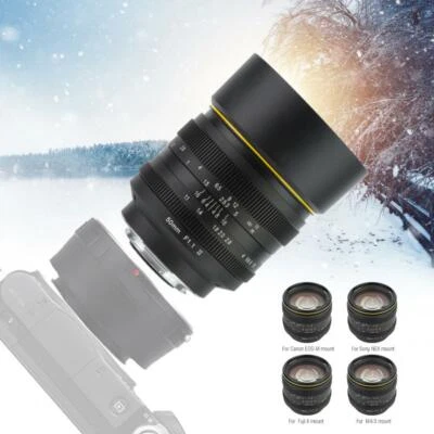  50mm F1.1 II APS-C Large Aperture Manual Focus Lens For M3/4 Mount Camera - Image 1 of 4